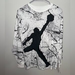 Jordan White and Gray T-Shirt